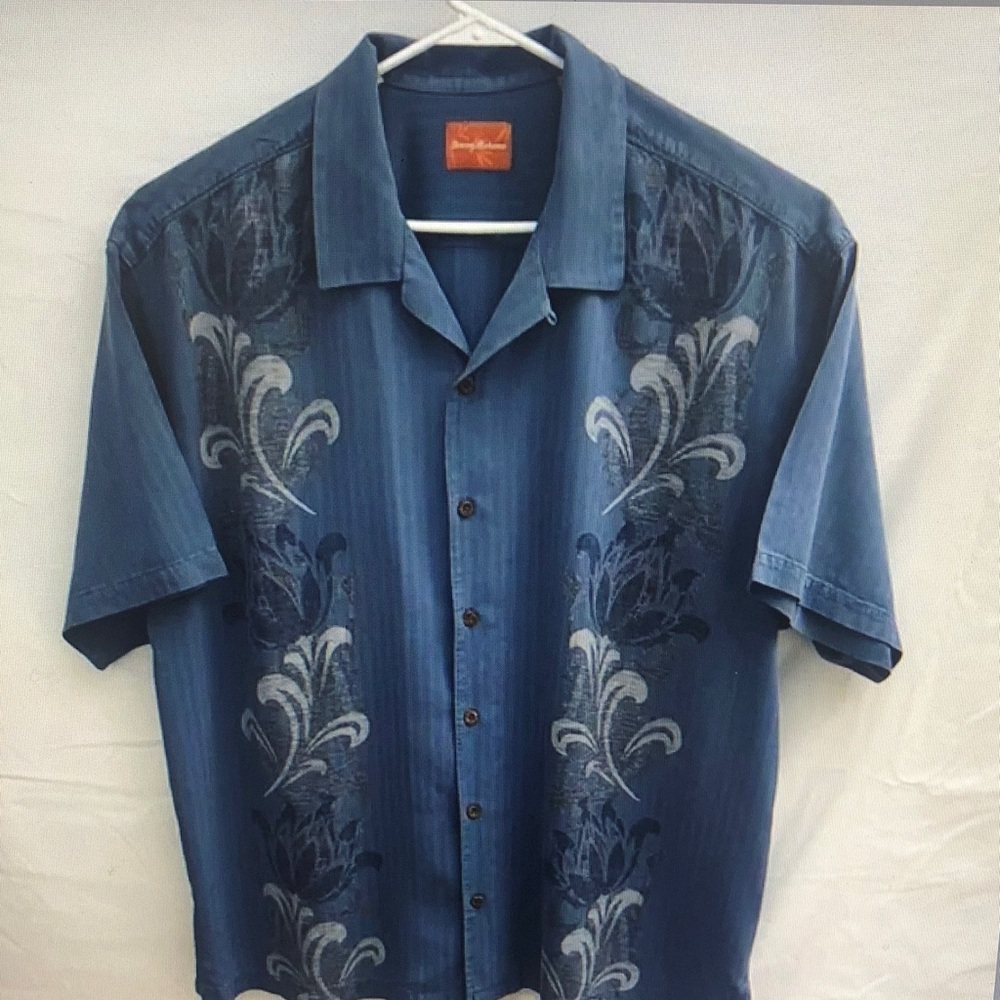 Blue Floral Men's Shirt